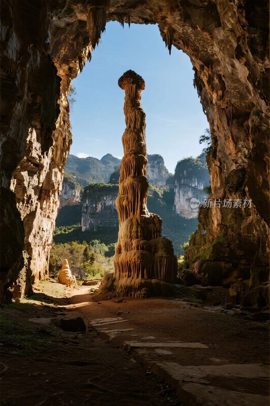 溶洞奇石自然景观