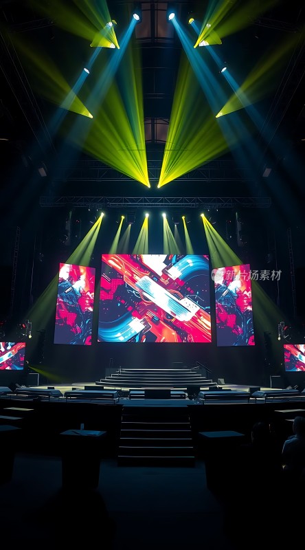 舞台灯光秀光影交织的艺术盛宴