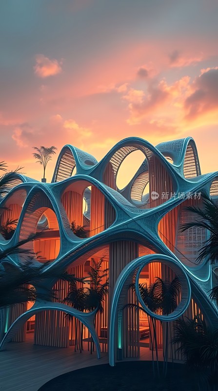未来主义建筑奇观