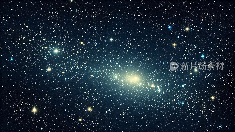 璀璨星空下的宇宙奇观