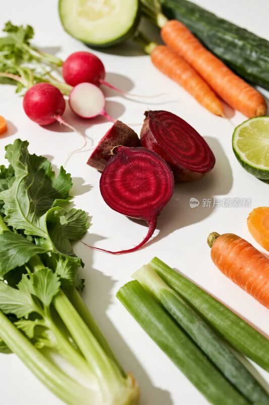 新鲜蔬菜食材图