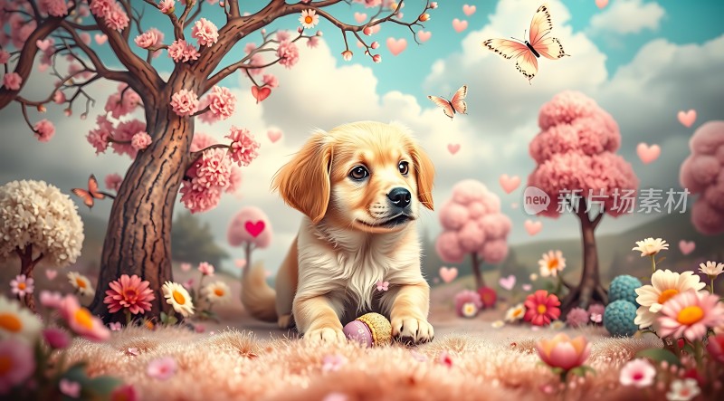 春日萌宠梦幻花园