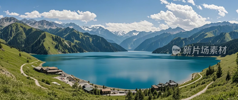 天山天池湖水自然风景旅游区景