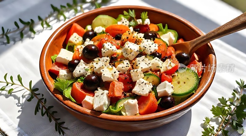 健康美味蔬菜沙拉