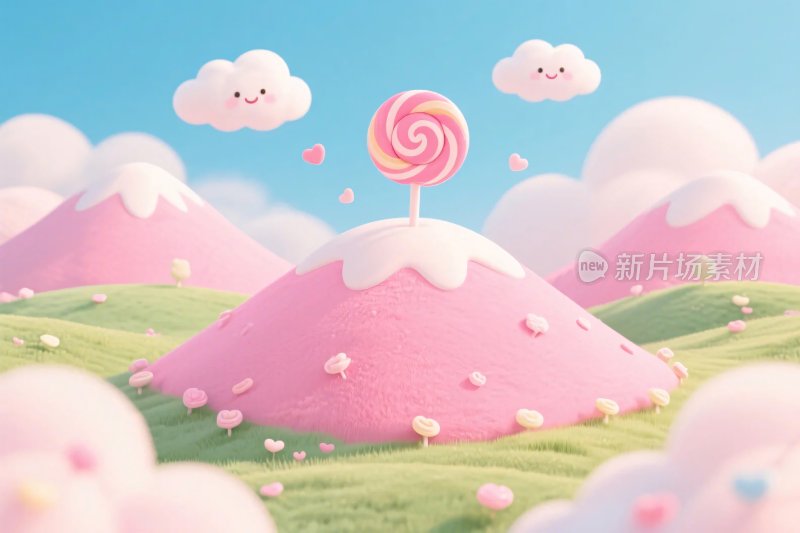 梦幻卡通糖果山