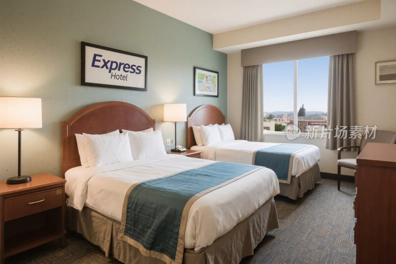 酒店客房室内图