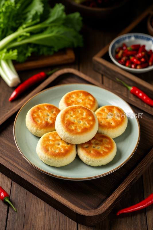 门钉肉饼中国传统经典美食中式家常美味食物