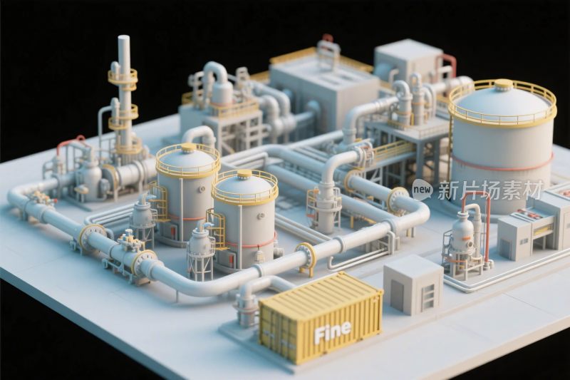 工业设施模型