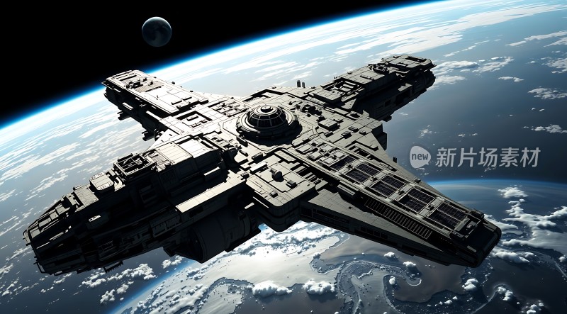 星际飞船遨游宇宙