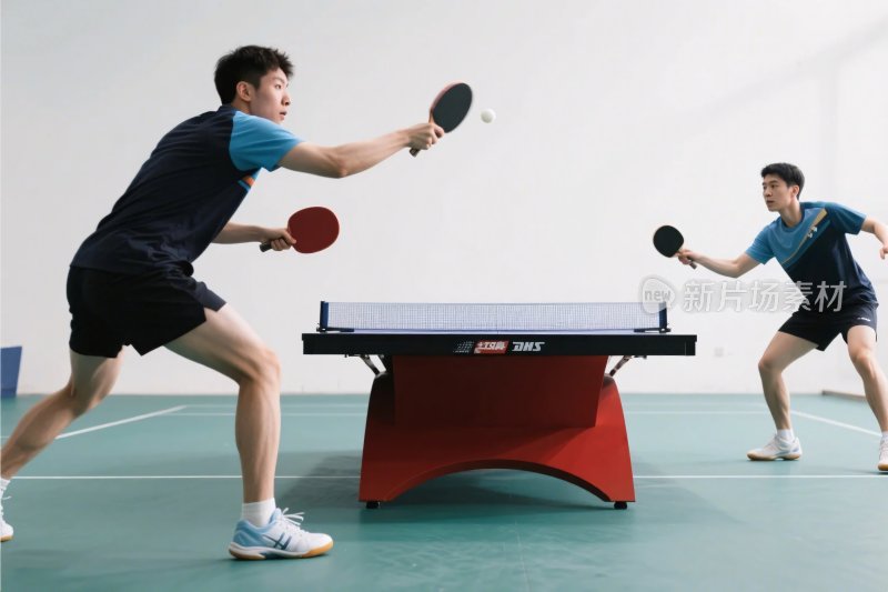 乒乓球比赛场景