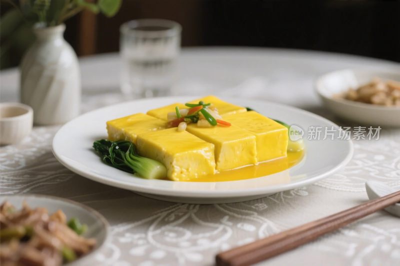 美食豆腐静物图