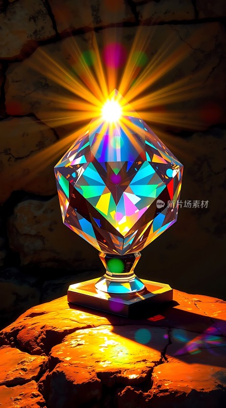 璀璨钻石闪耀光芒