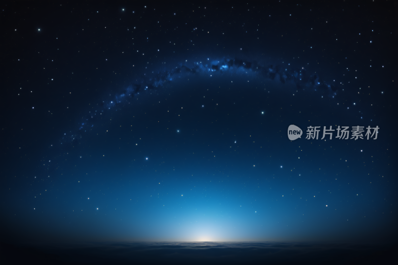 星空夜空明亮的星星圈高清背景图片