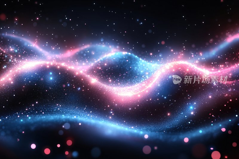 梦幻炫彩光线背景图