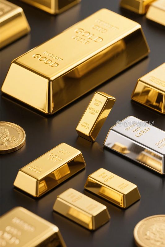 黄金金条金币组合