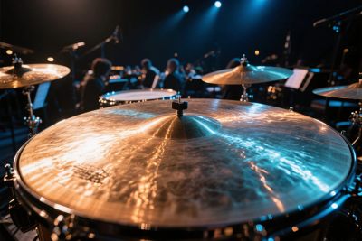 舞台演出架子鼓场景