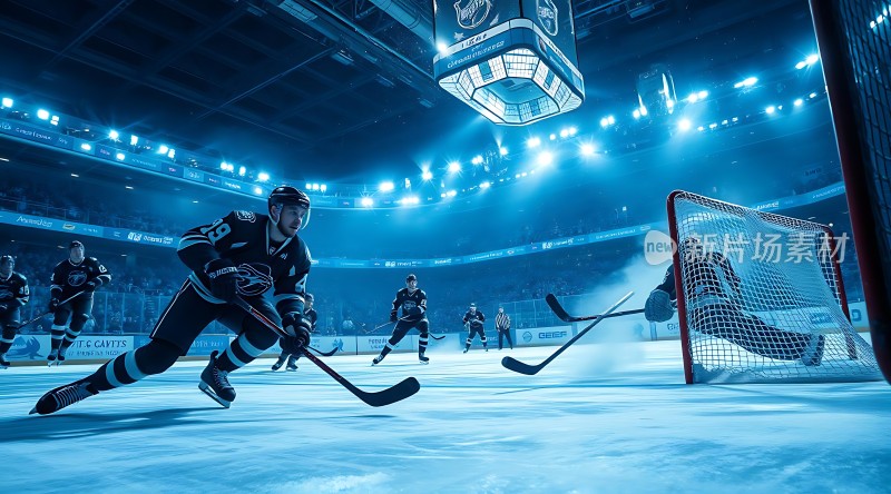 冰球场上激情对决