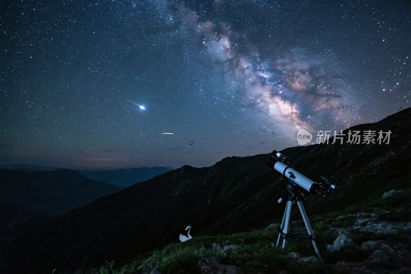 夜晚星空天文观测