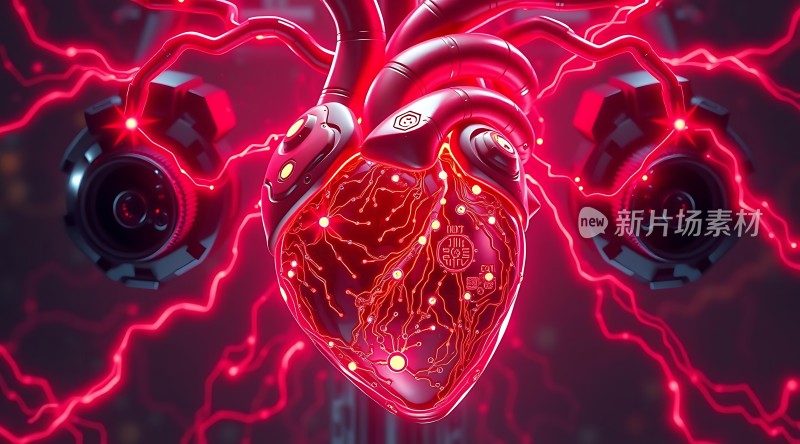 科技之心未来心脏与机械的结合