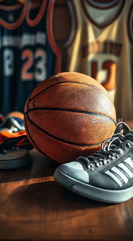 篮球运动装备展示