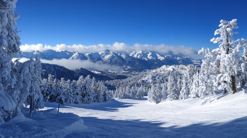 高清大画幅冬天雪景