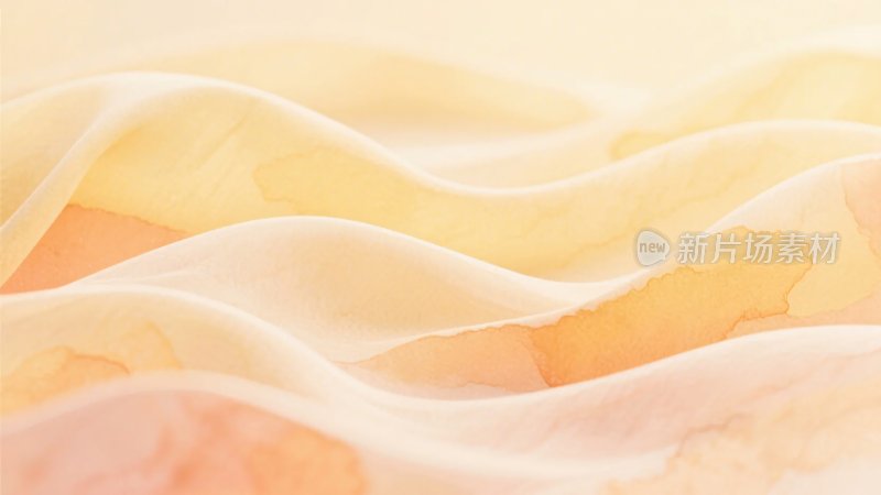 轻柔飘动的多彩丝绸布料