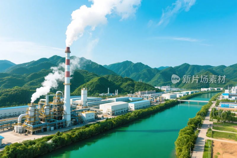 工业厂区山水景观