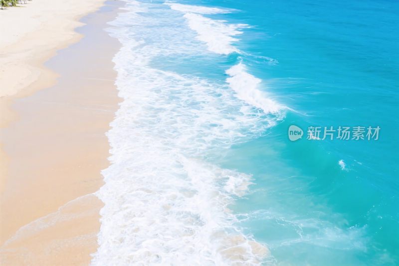 海滩海浪风景图
