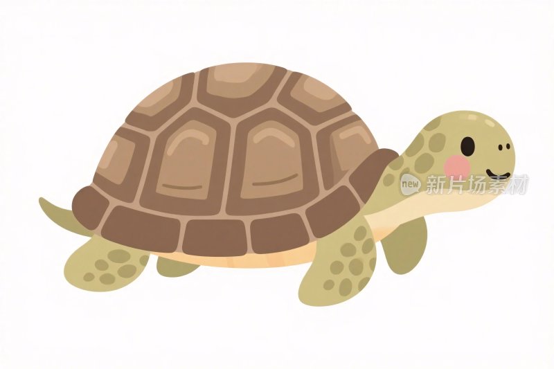 可爱卡通乌龟插画