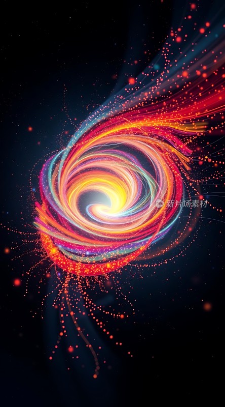 彩色星云漩涡