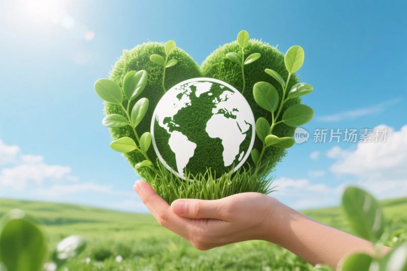 绿色环保爱心地球