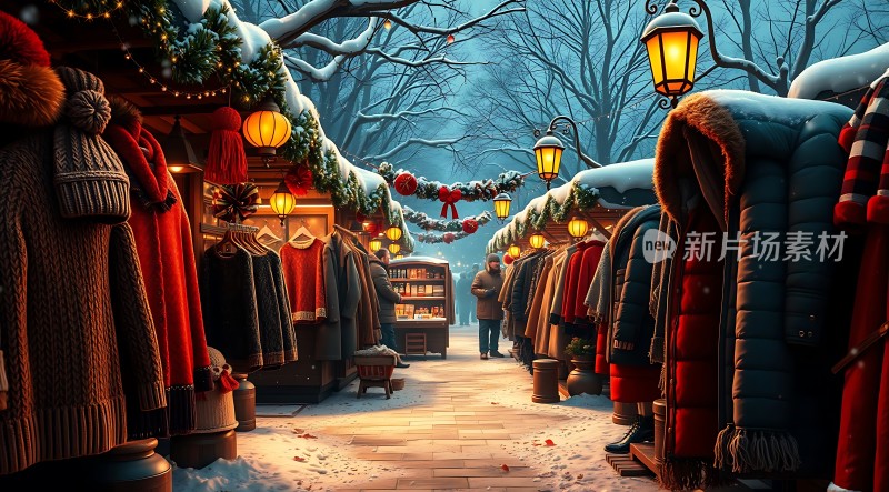 冬日集市暖意融融