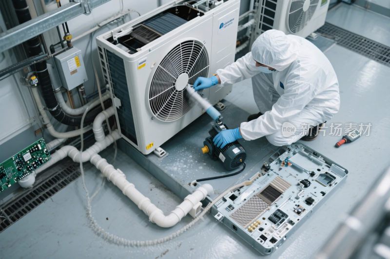 空调设备维护作业
