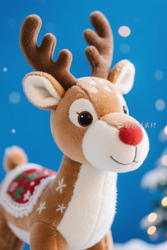 圣诞驯鹿玩偶图片