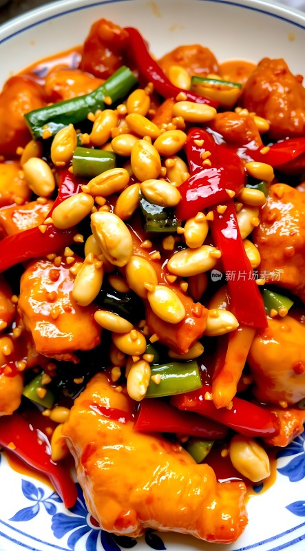 香辣鸡丁花生米