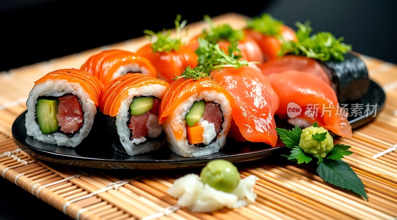 新鲜刺身寿司大餐