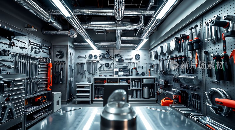工具天堂整洁有序的车间各种专业工具一应俱全
