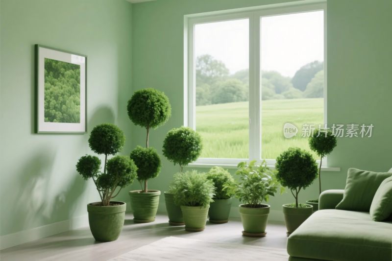 室内绿植布置场景