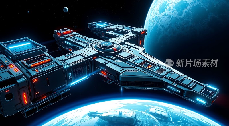 星际飞船探索未知宇宙