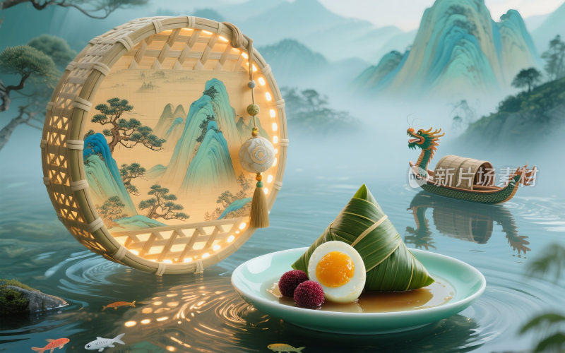 端午节创意插画