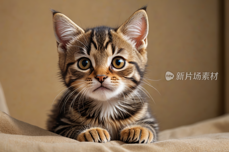 可爱虎斑猫图片