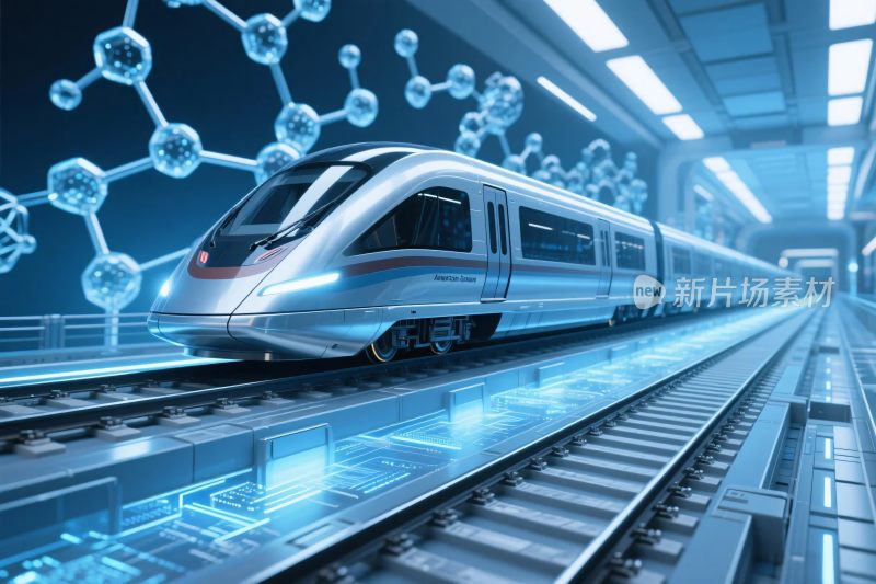 未来科技列车场景