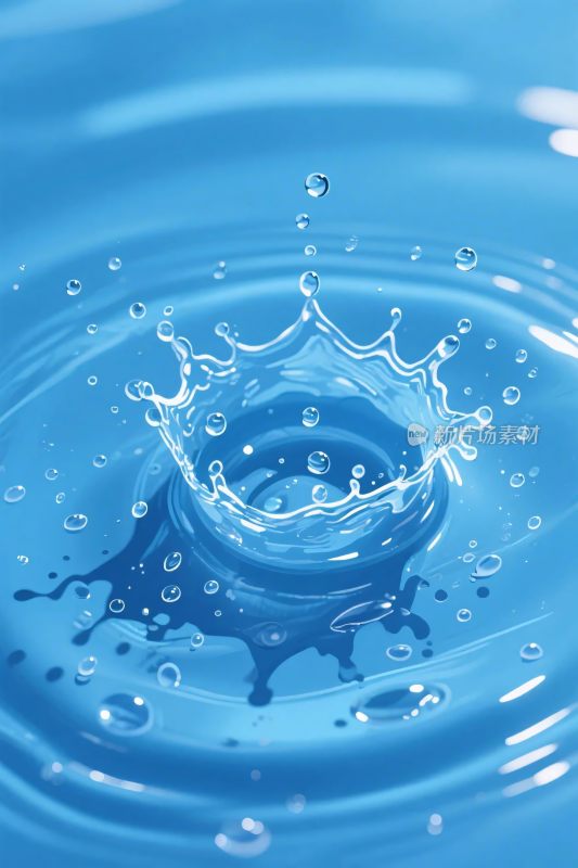 水滴溅起动态特效