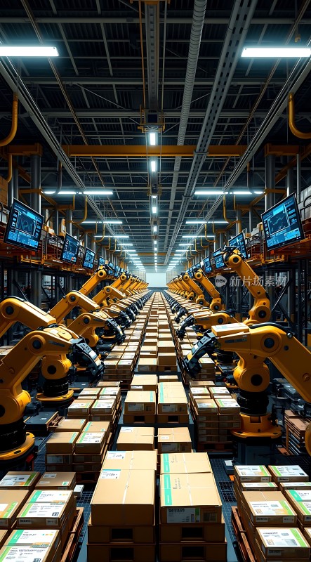 智能仓储机器人高效作业