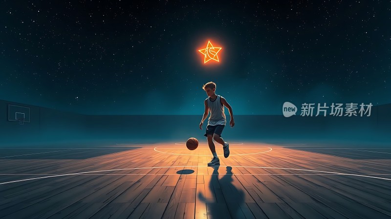 篮球少年星光璀璨新片场素材