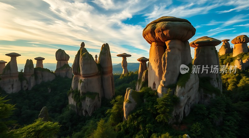 奇石林立自然风光旖旎