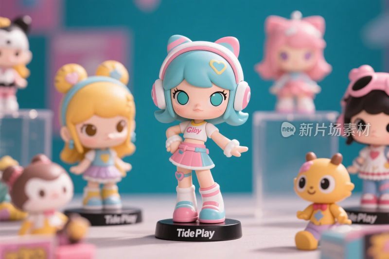 卡通人偶摆件展示