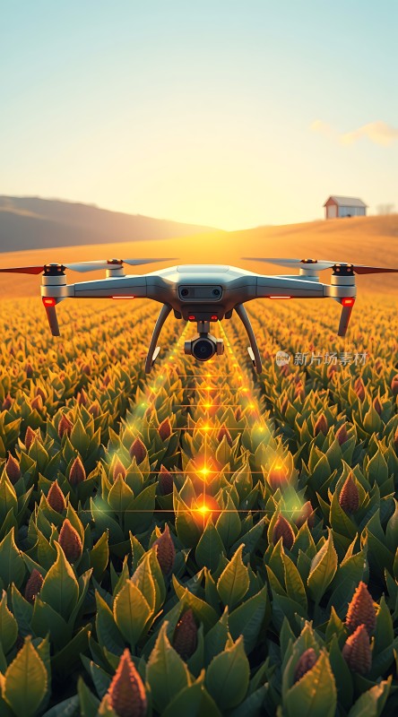 无人机监测农田作物生长状况