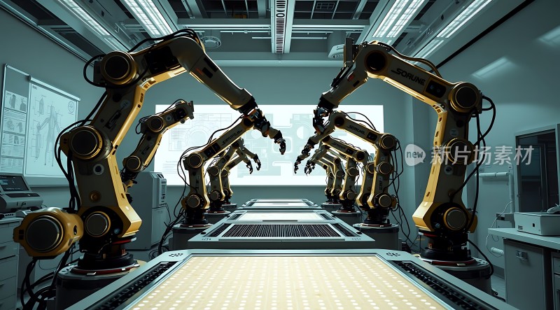 未来工厂智能机器人生产线