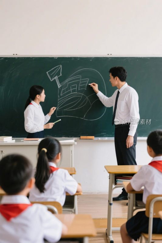 教室课堂师生互动